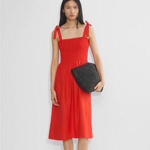 Wilfred Golden Hour Linen Dress